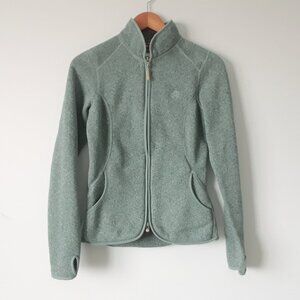 The North Face Teal Fleece Zip Sweater Jacket